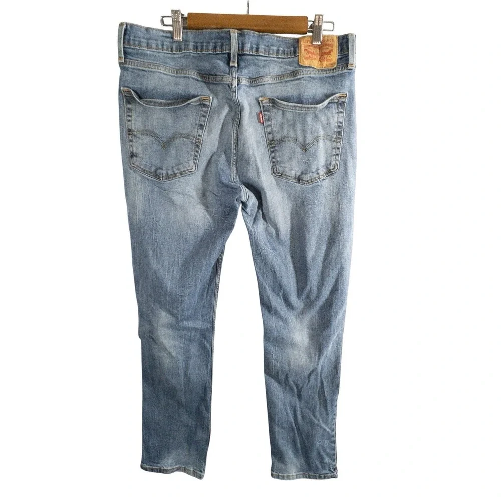 Levis 514 Blue‎ Jeans Mens 36x34  Regular Fit Straight Leg Cotton Denim Levi's